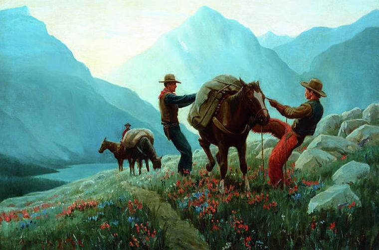 "Packing in", by Frank Stick. FineArtAmerica.com