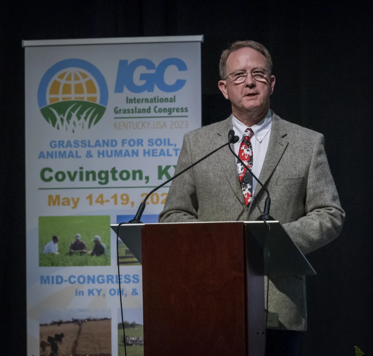 Peter Ballerstedt at Int'l Grassland Council